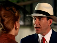 If you get a message that the pizza is sour, you go at once to the Churchill Hotel... 