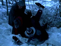 It was as if a serpent had entangled my legs. 