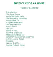 Table of Contents -- Justice Ends at Home