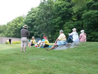 High Meadow Grounds with Picnickers