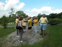 High Meadow Grounds with Picnickers
