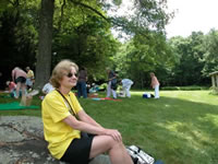 High Meadow Grounds with Picnickers