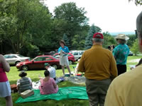 High Meadow Grounds with Picnickers