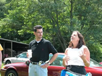 Chris Maroc & Liz Maroc McAuliffe -- Rex Stout's grandchildren