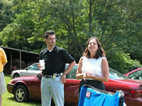 Chris Maroc & Liz Maroc McAuliffe -- Rex Stout's grandchildren