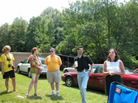 High Meadow Grounds with Picnickers