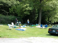 High Meadow Grounds with Picnickers