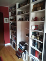 More built in bookshelves