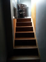 Stairs built by Rex Stout