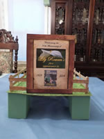 Table Centerpiece Commemorating Some Buried Caesar & Lily Rowan