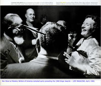 At MWA Cocktail Party ( (Life Mag. April 11, 1960)
