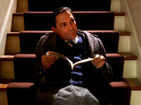 Conrad Dunn as Saul Panzer in CHAMPAGNE FOR ONE