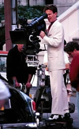 Timothy Hutton on the set in Manhattan