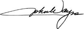 John Wayne Signature