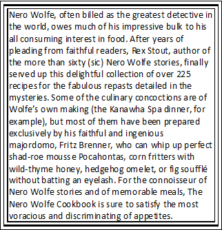 Cookbook Synopsis