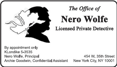 Wolfe Business Card Front