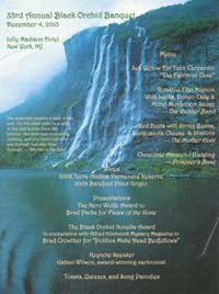 Banquet Menu & Program